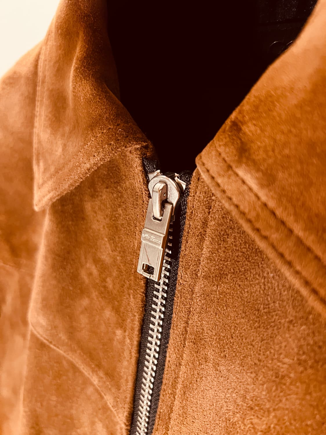 느와르라르메스 가죽 스웨이드 자켓 46 판매 상품이미지3