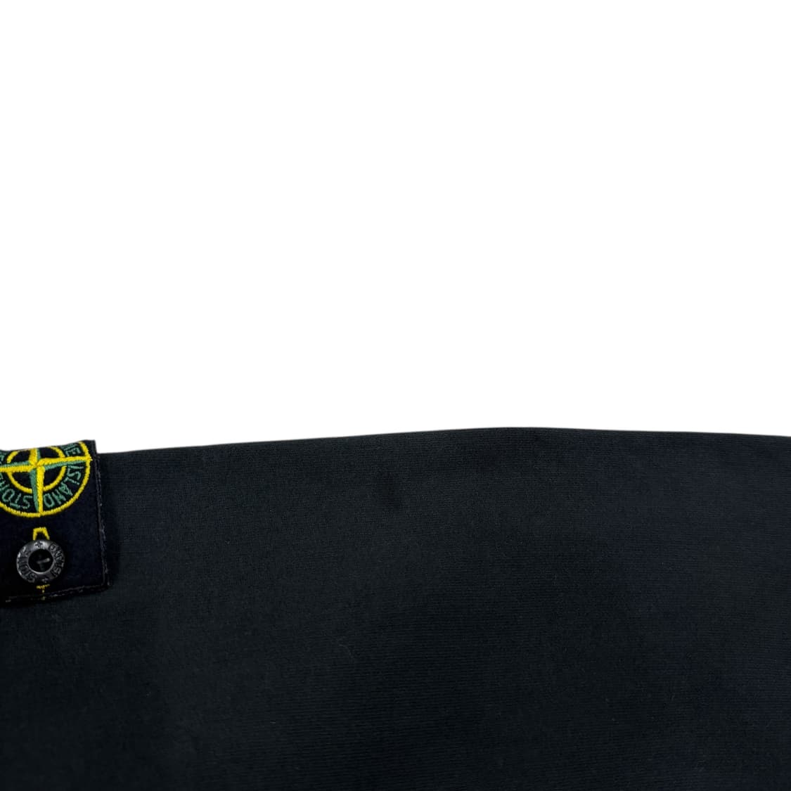 스톤아일랜드 빅로고 와펜 기모 스웻 후드티 블랙 12Y 상품이미지6