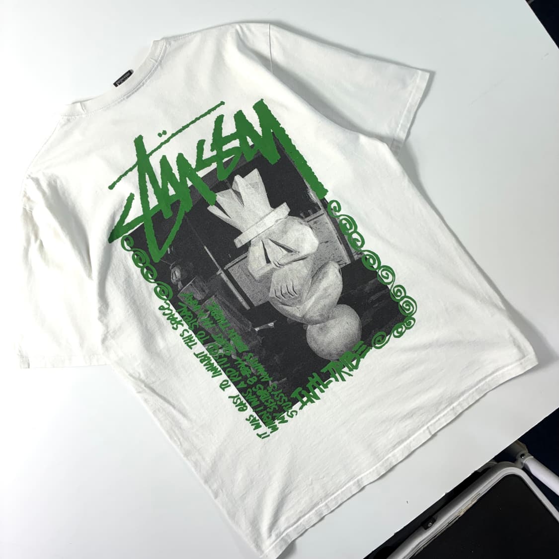 Stussy  스투시 란딘 화이트 반팔 티셔츠  상품이미지2