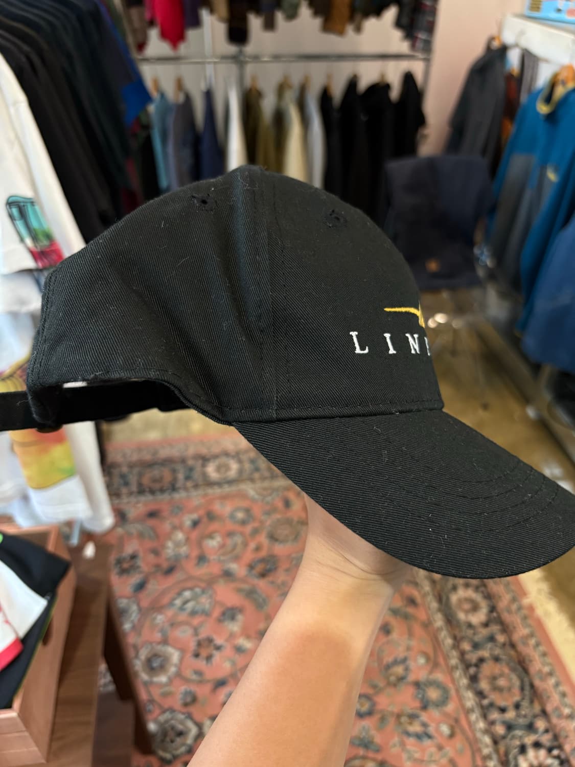 LINBECK 블랙 볼캡 상품이미지2