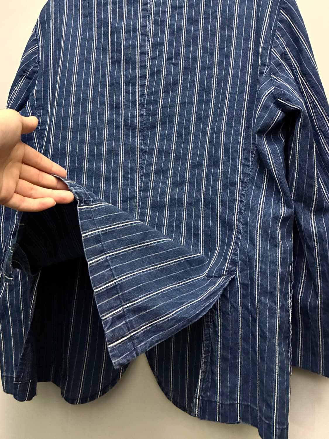 (L~XL)BOB italy 비오비 리넨 스트라이프 블레이저 자켓 상품이미지8