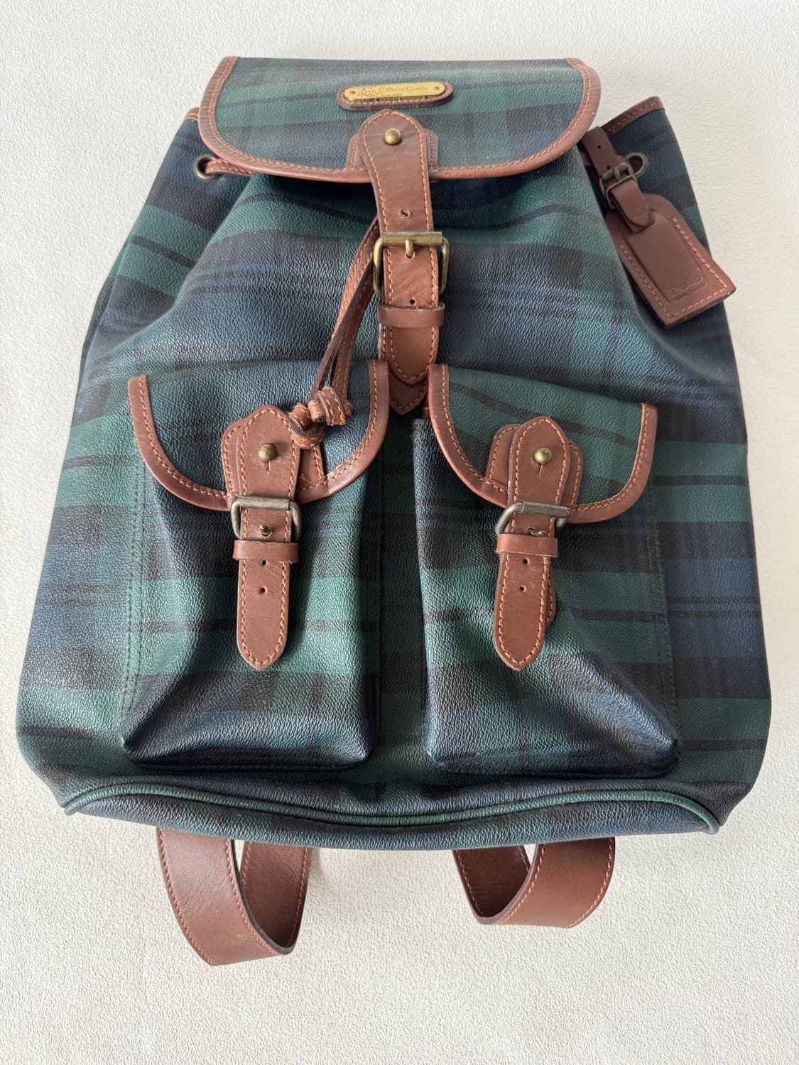 폴로 랄프로렌(Polo Ralph Lauren) 체크 백팩 상품이미지2