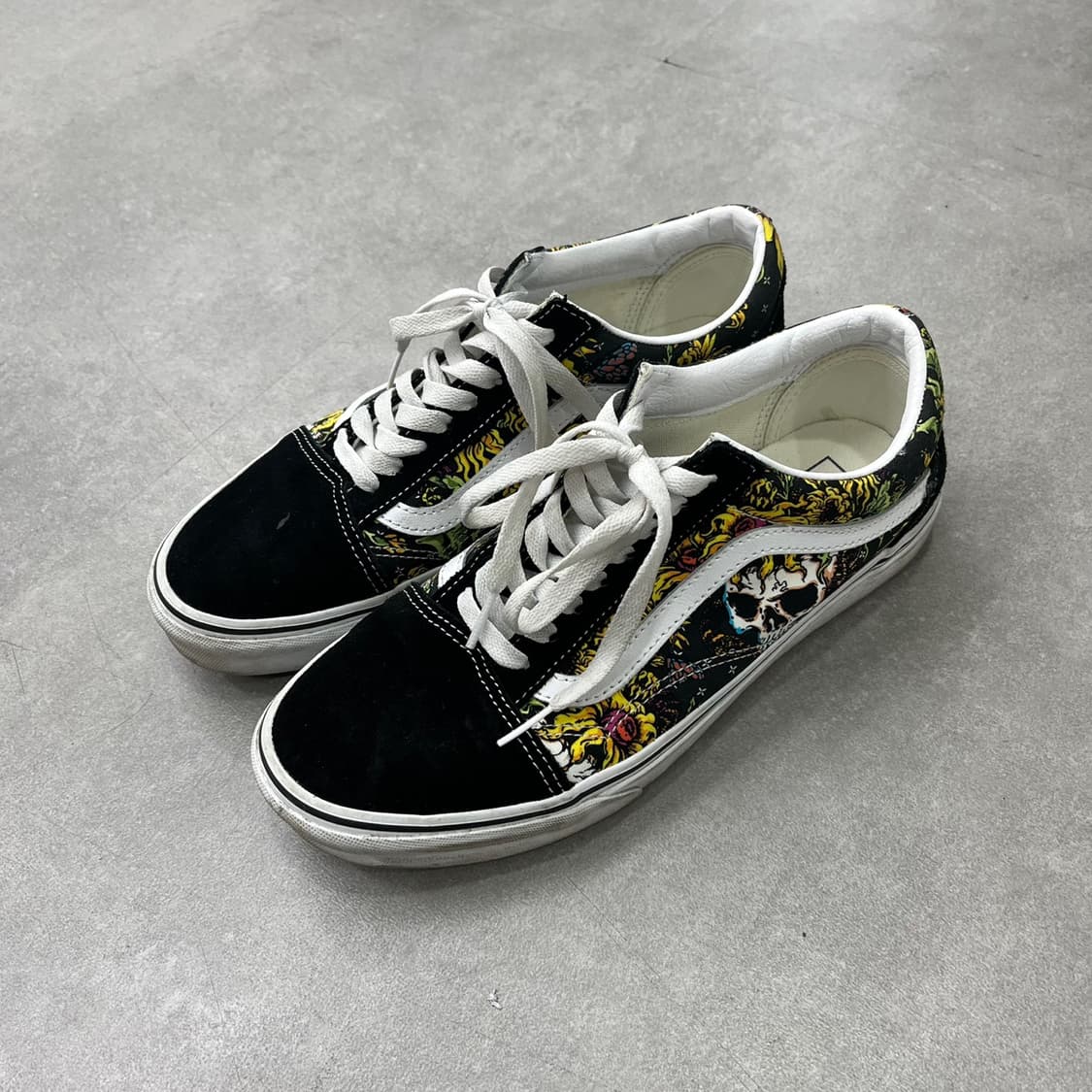 반스 올드스쿨 스컬 그래픽 스니커즈 신발 상품이미지1