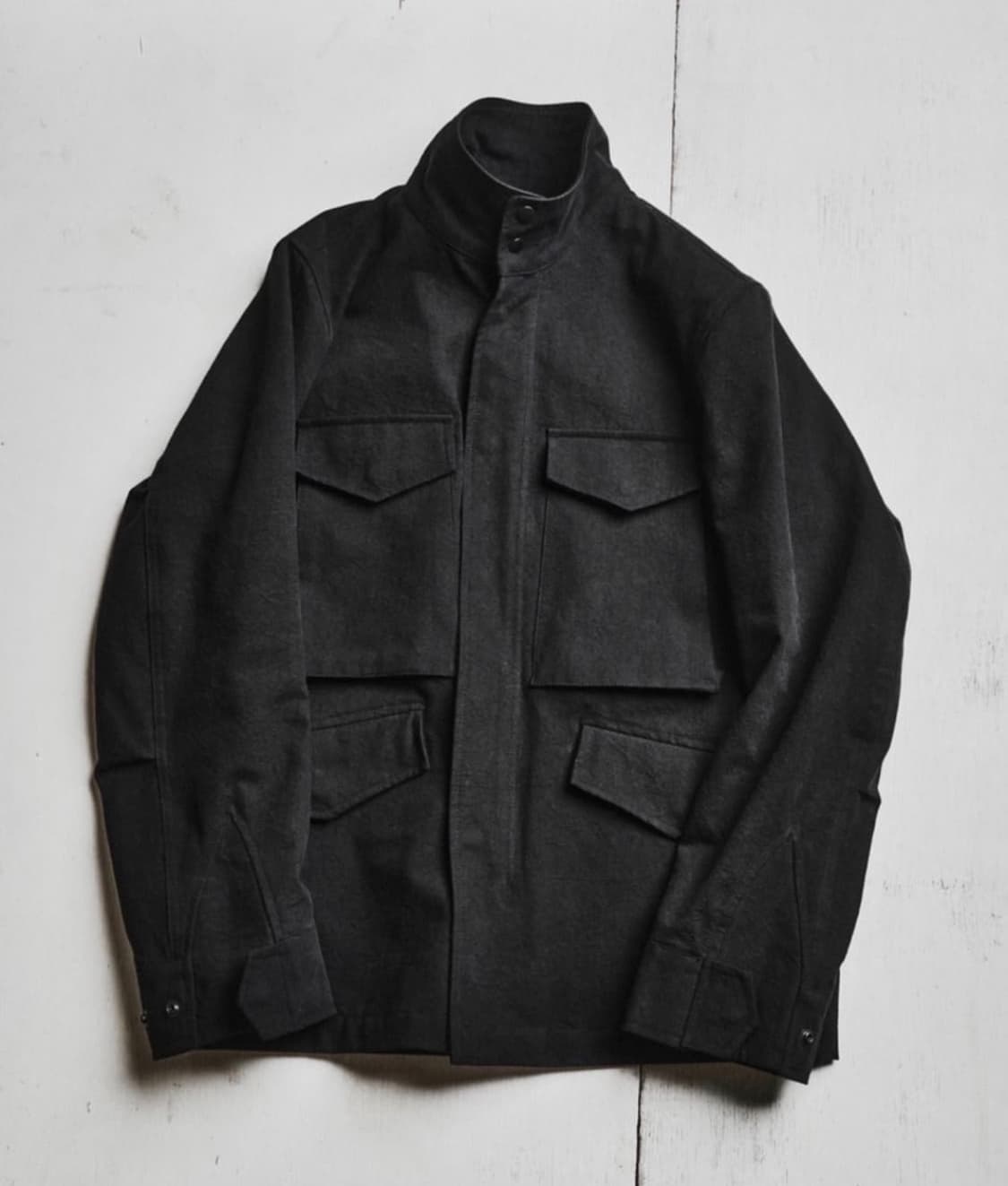 (3) 모노프리베 텍스처드 m65 자켓 블랙 상품이미지1