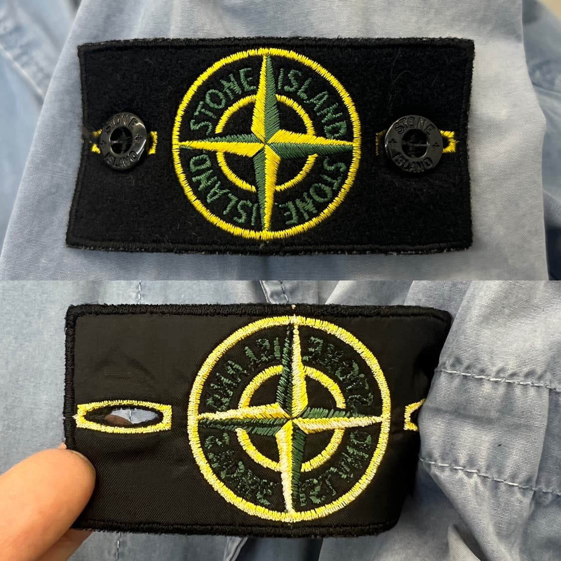 스톤아일랜드 와펜 텔라 블레이저 자켓 상품이미지10