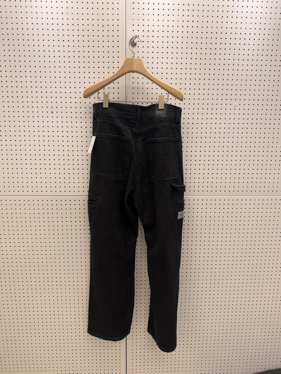 고스트리퍼블릭 카펜터 흑청 와이드 데님 팬츠 U881 상품이미지4