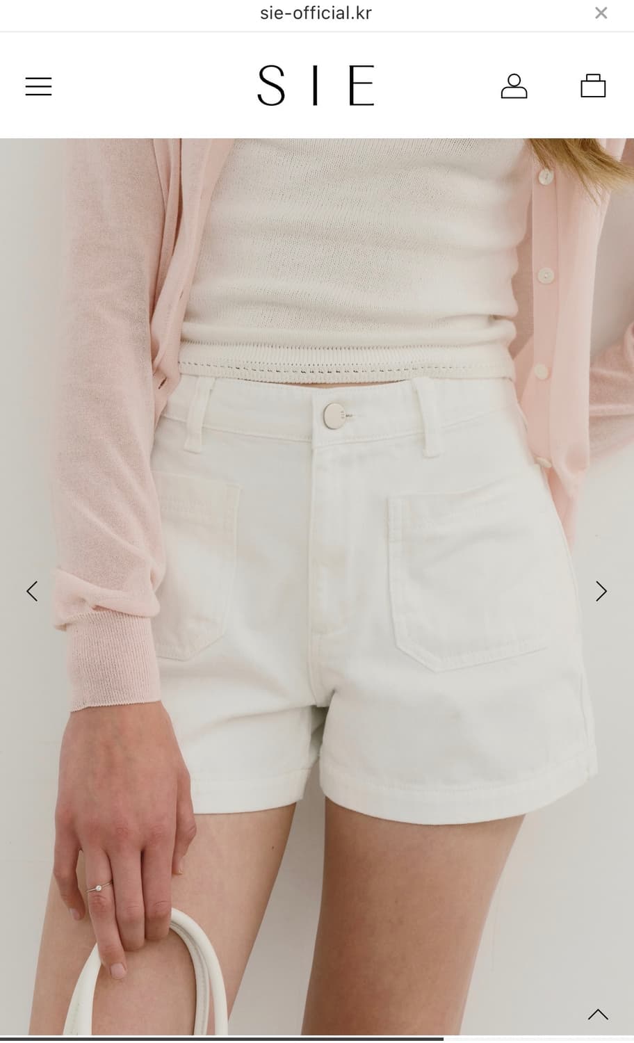 SIE 시에 모노포켓데님쇼츠(S) 상품이미지3