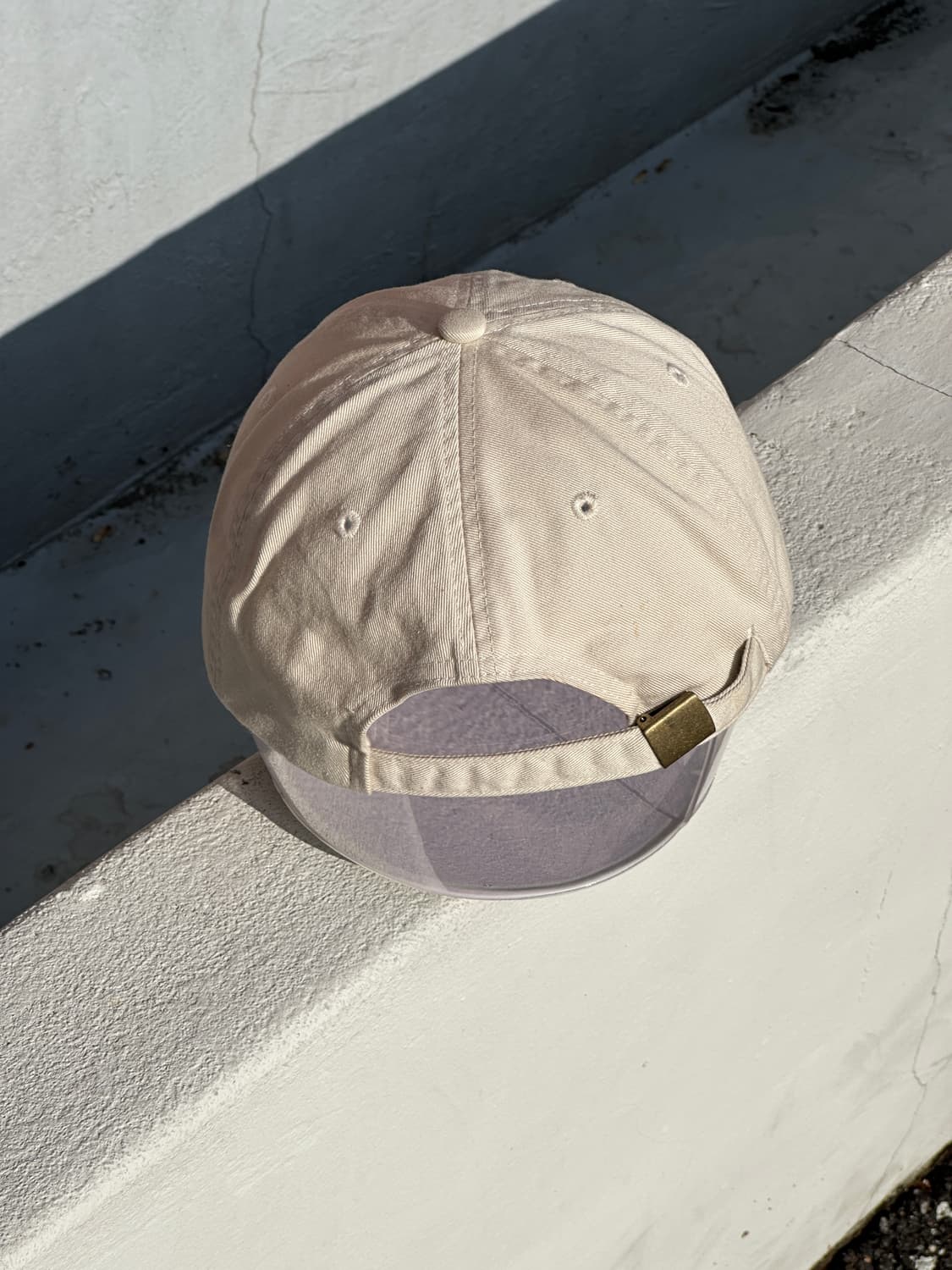 [M] 디즈니랜드 미키마우스 로고 베이지 볼캡 모자 상품이미지4