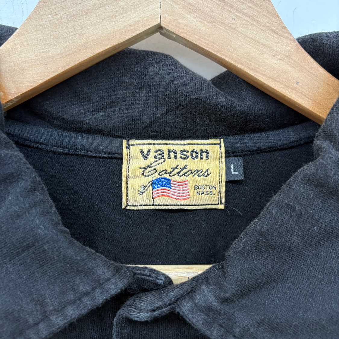 VANSON 밴슨 반팔 카라티 남L 슬림핏 상품이미지4