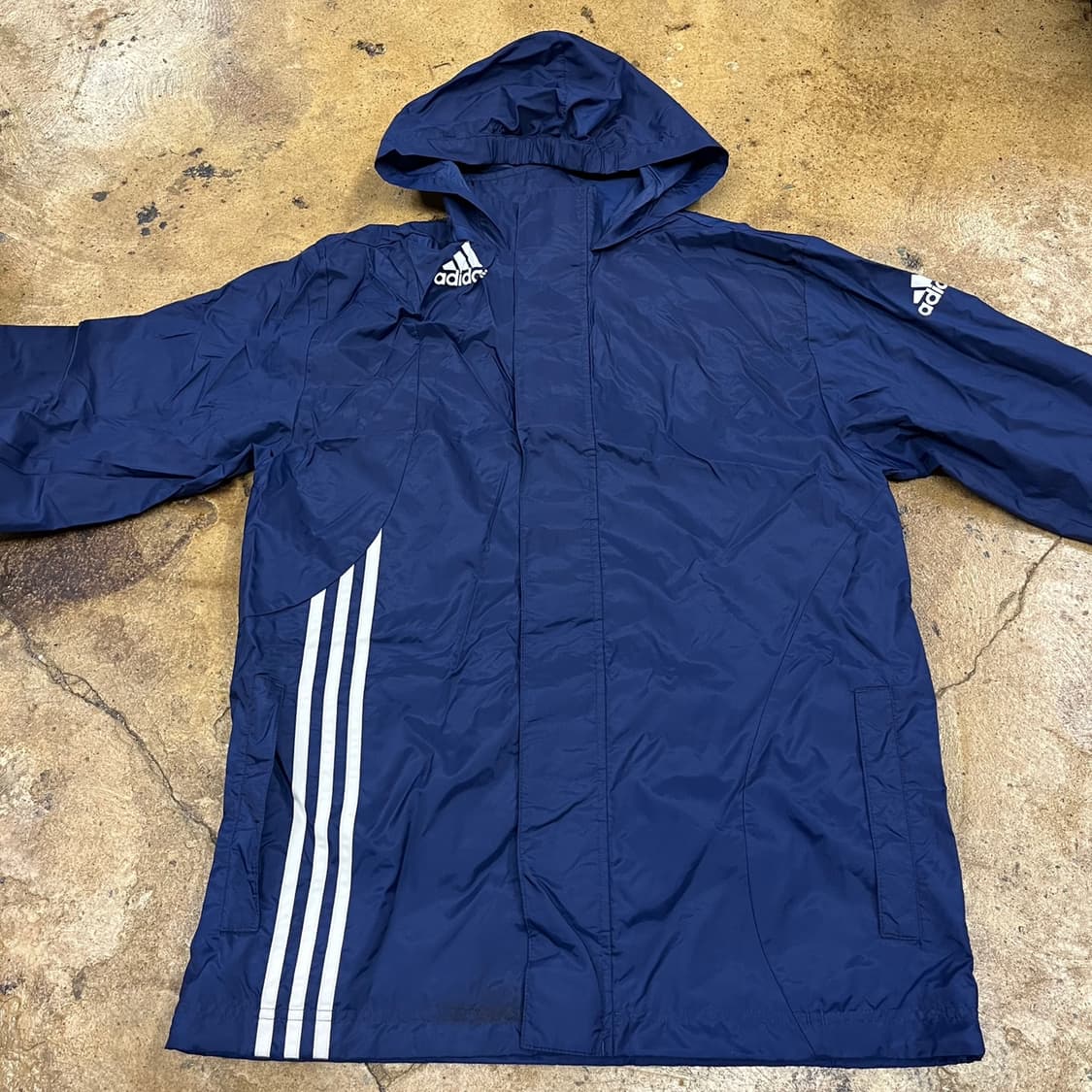 [정품/L] 아디다스 네이비 후드 바람막이 b14 상품이미지3
