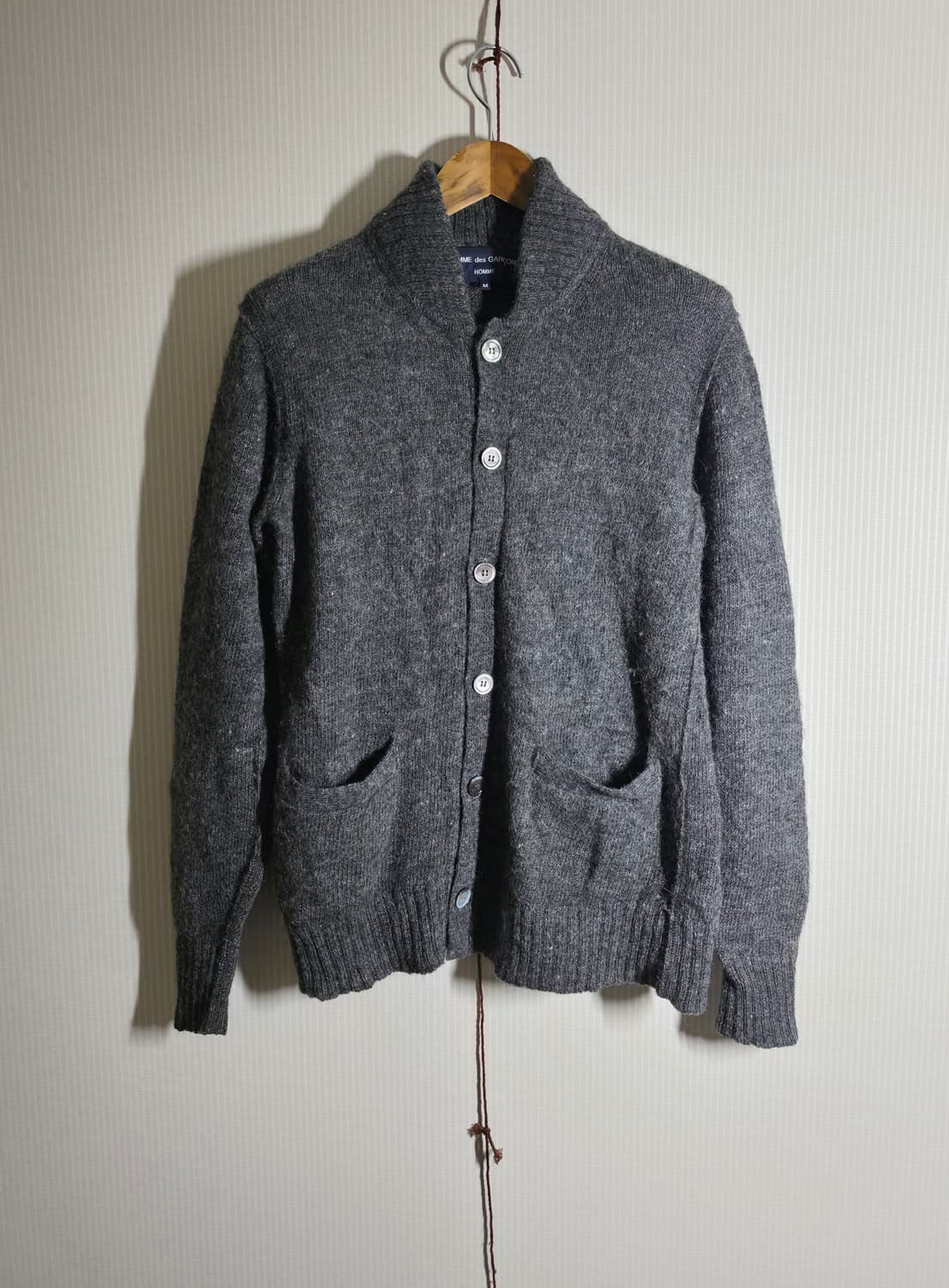 꼼데가르송 옴므 울 가디건 상품이미지2