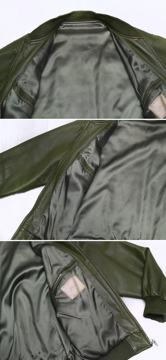 스끼아티 이태리 핸드메이드 양가죽 봄버 자켓 (50 / 105+) 상품이미지7