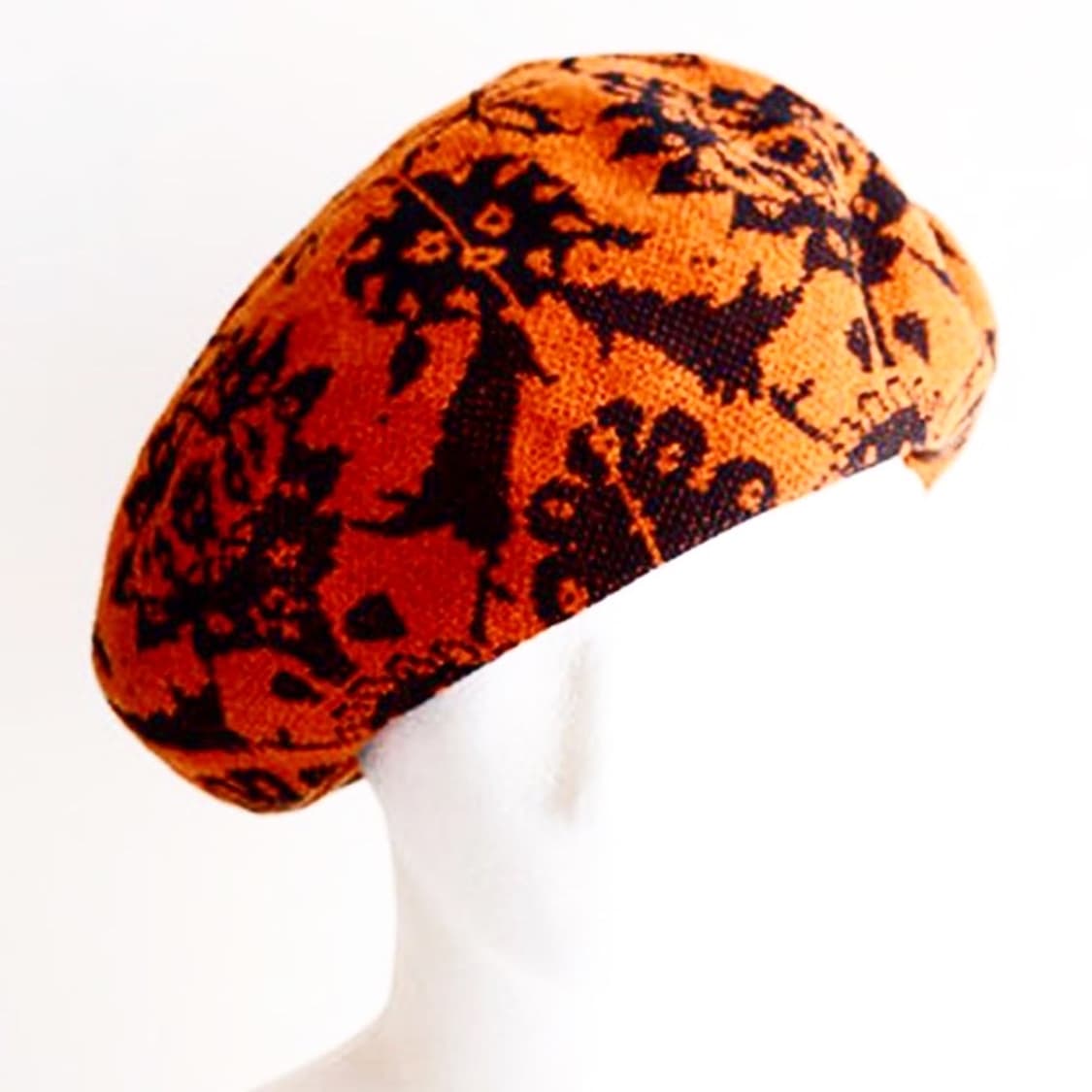 비비안 웨스트우드 - 레오파드 니트 베레모 상품이미지5