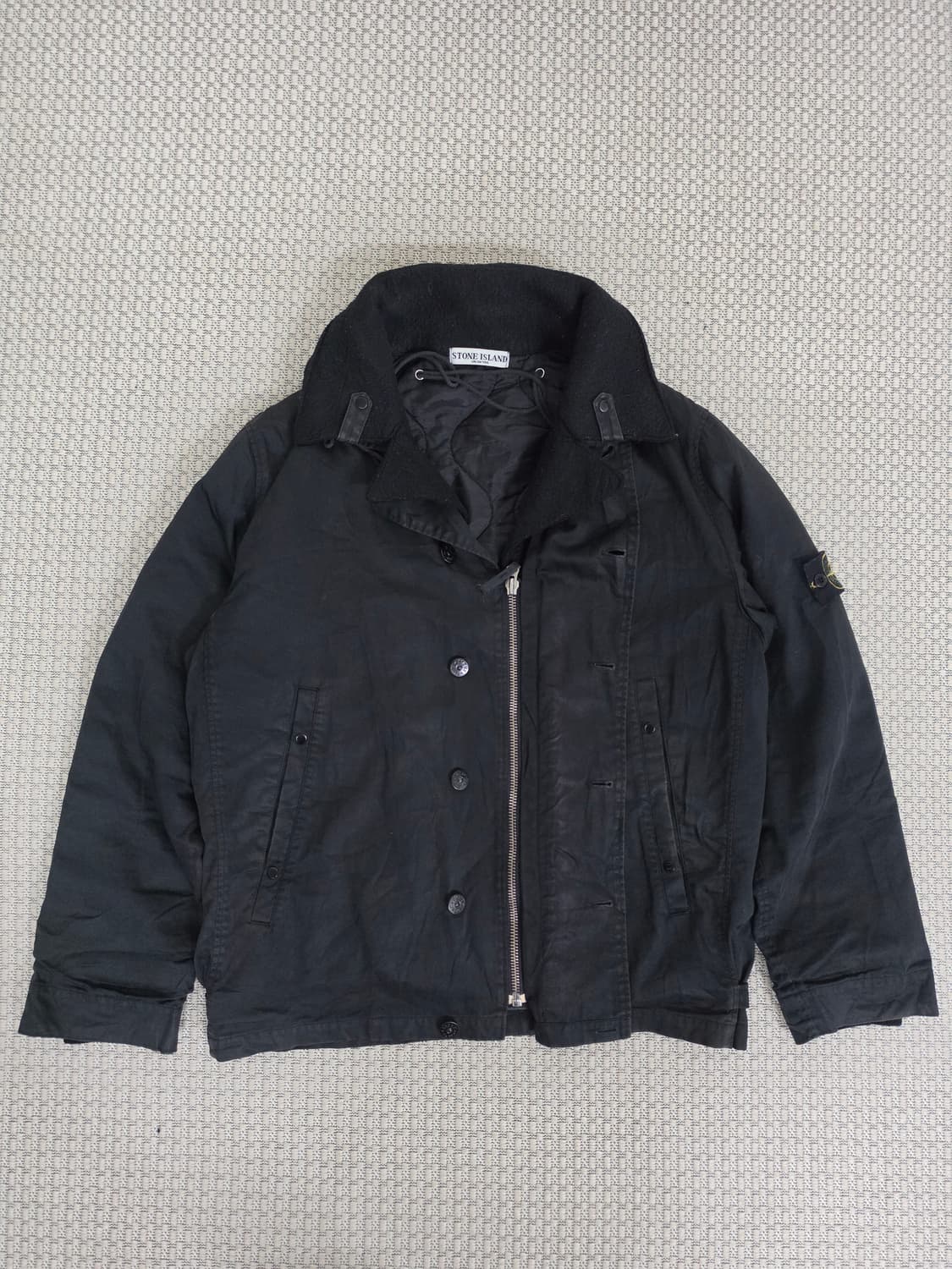 05AW 스톤 아일랜드 Raso Gommato Coat 상품이미지4