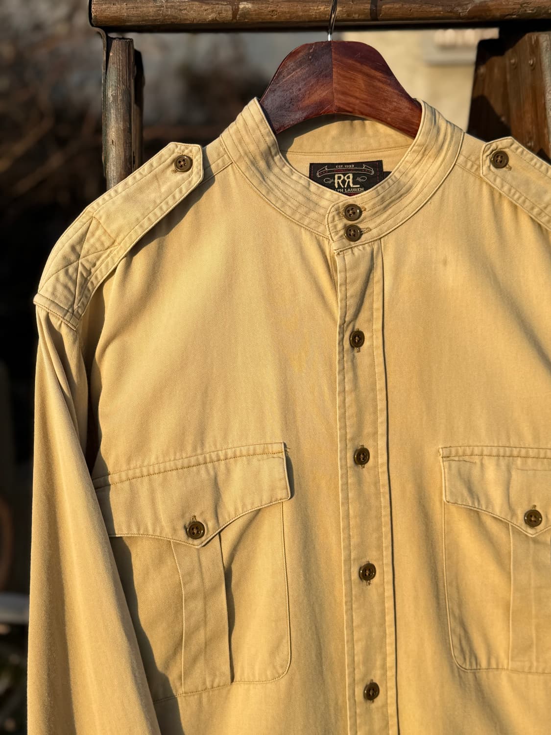 RARE 90년대 Double RRL Safari Shirt 상품이미지3