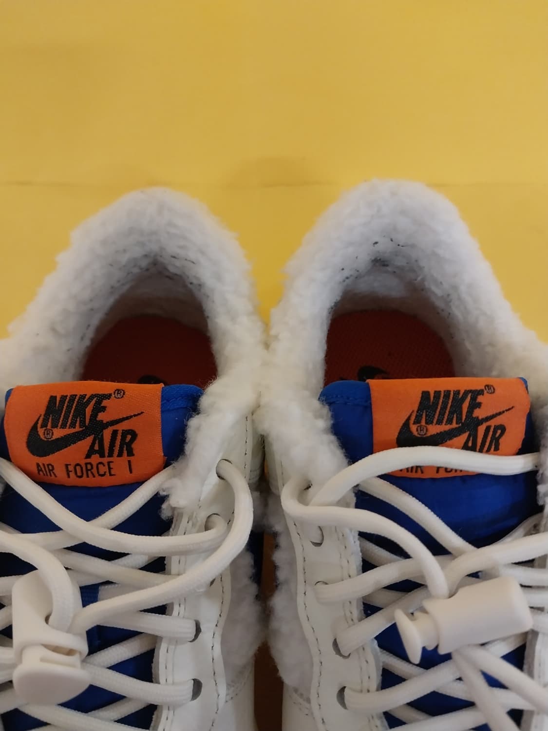 여성 나이키 에어포스1 07 로우 셰프라 플러스 화이트 운동화 (230) 상품이미지5