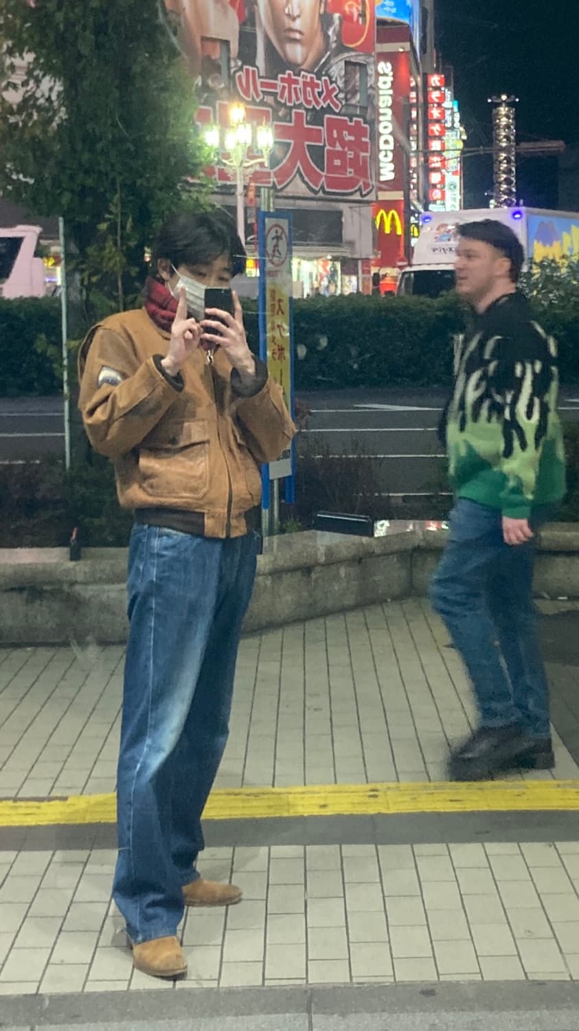 (L) 빈티지 패치 a2 가죽 자켓 상품이미지5