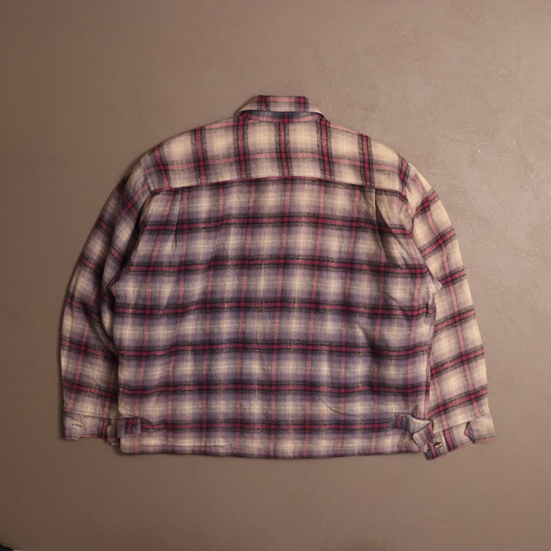 90's 헤비 플란넬 체크 자켓 A1451 상품이미지6