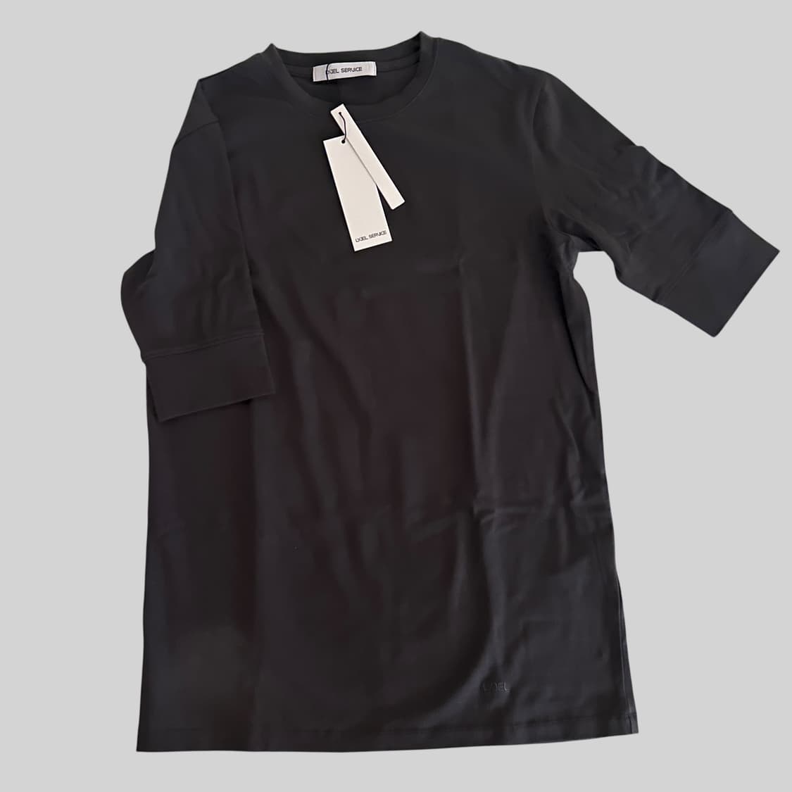 리젤서비스 슬림 숏슬리브 이너웨어 차콜 상품이미지1