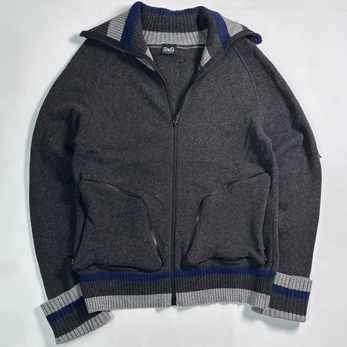 체앤가바나 울 지퍼디테일 니트집업 상품이미지1