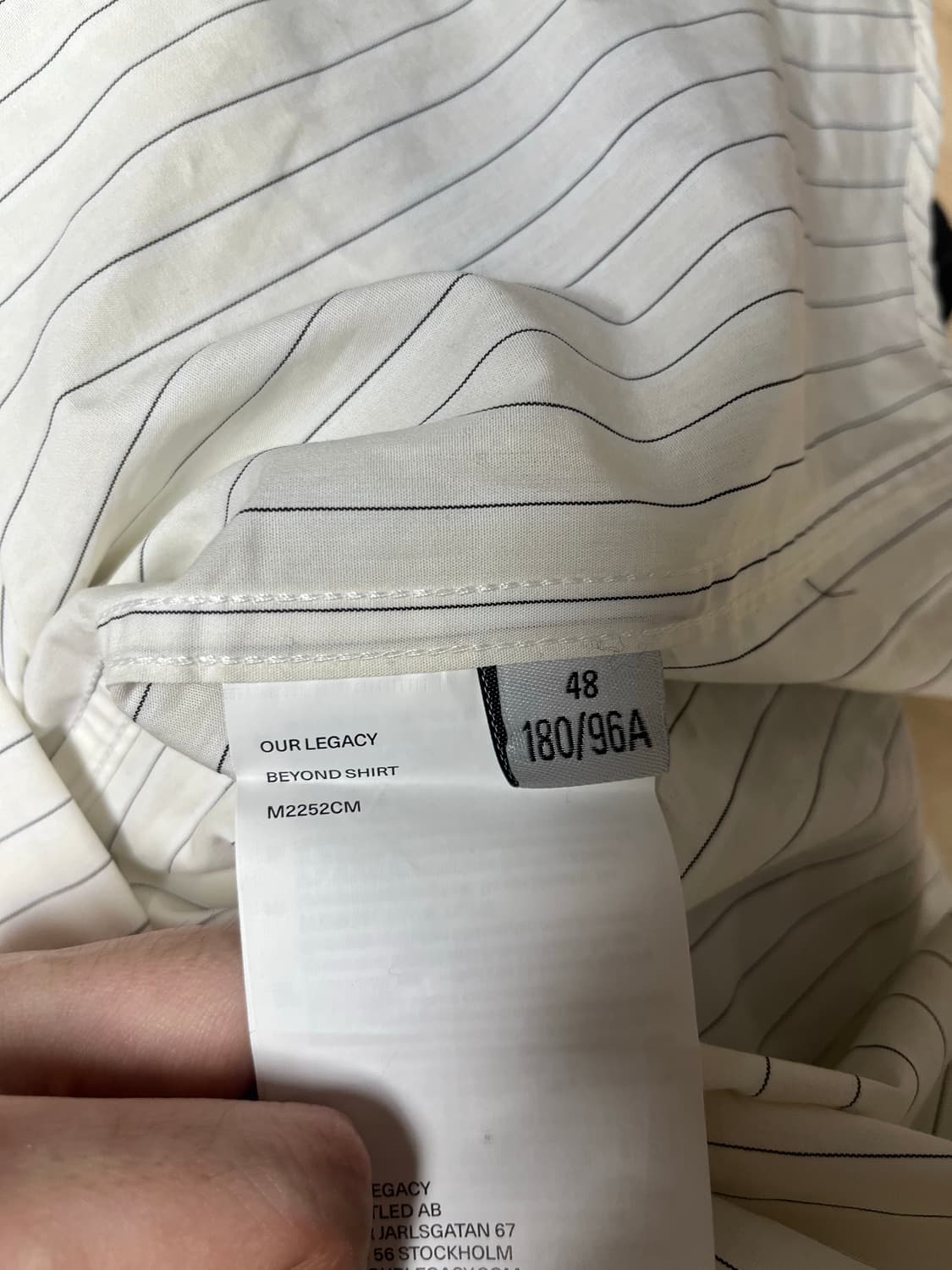 아워레가시 비욘드 셔츠 모나코 스트라이프 상품이미지7