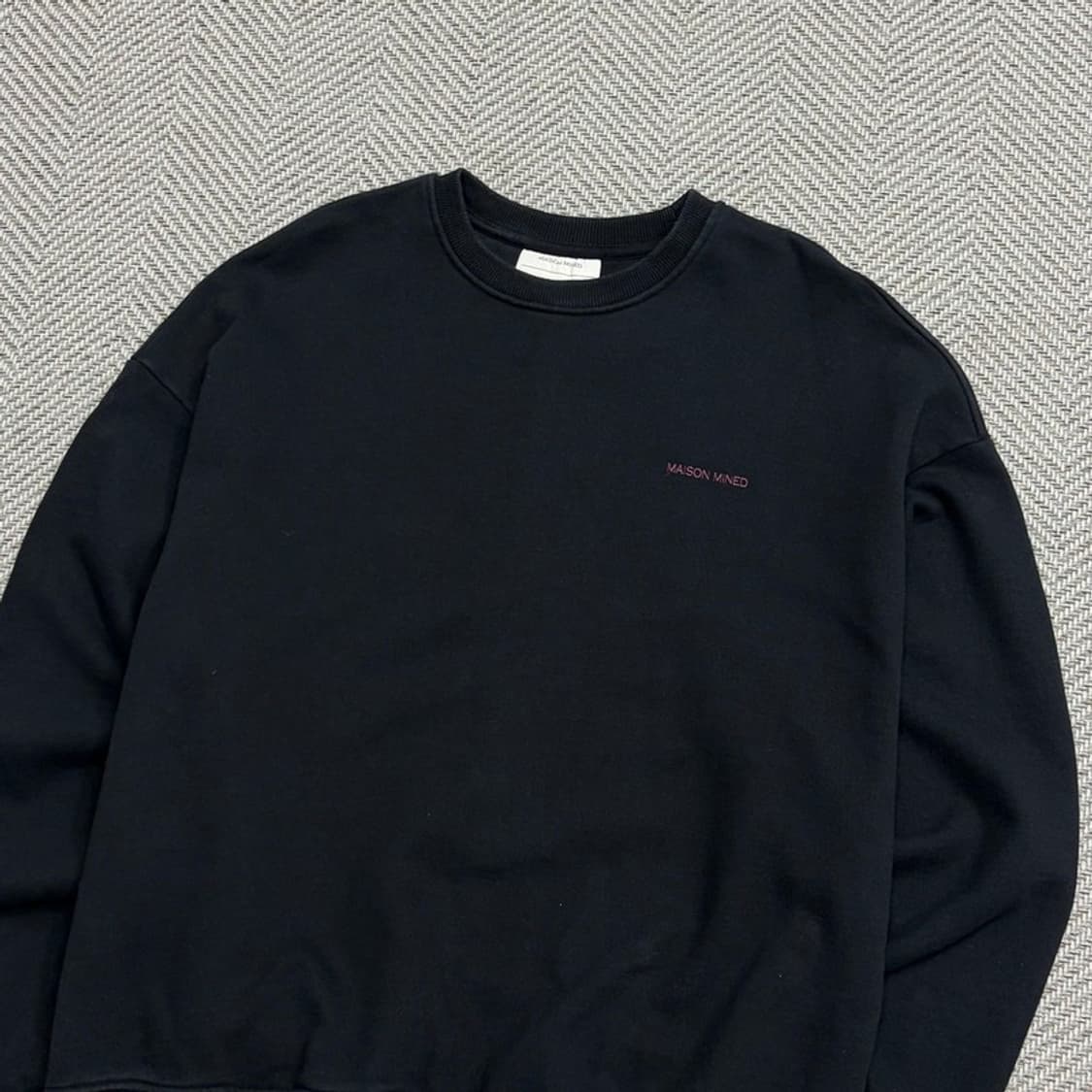 메종미네드 백 프린팅 맨투맨 v1740 상품이미지3