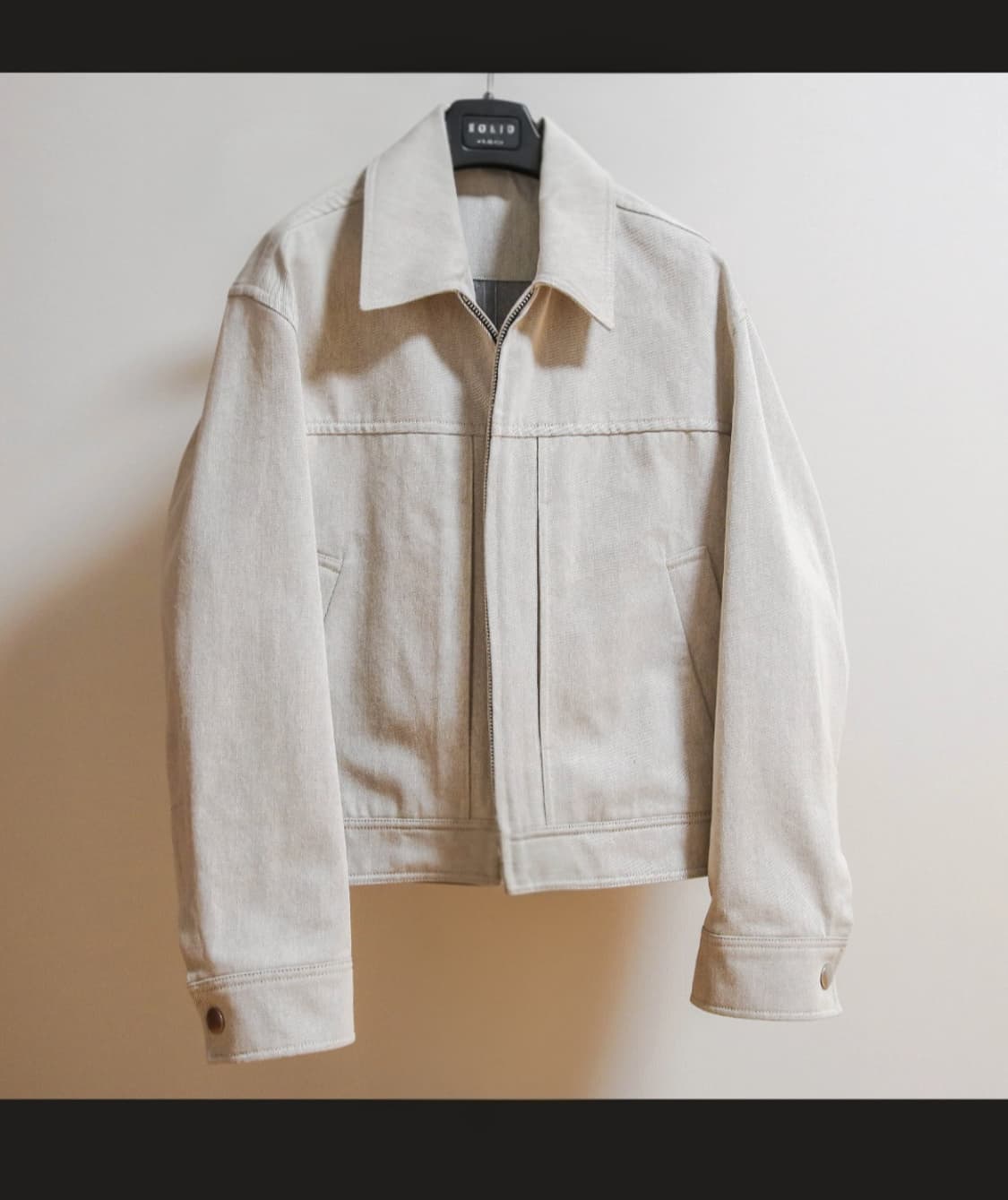 솔리드옴므 그레이 크롭 데님자켓 46 상품이미지1