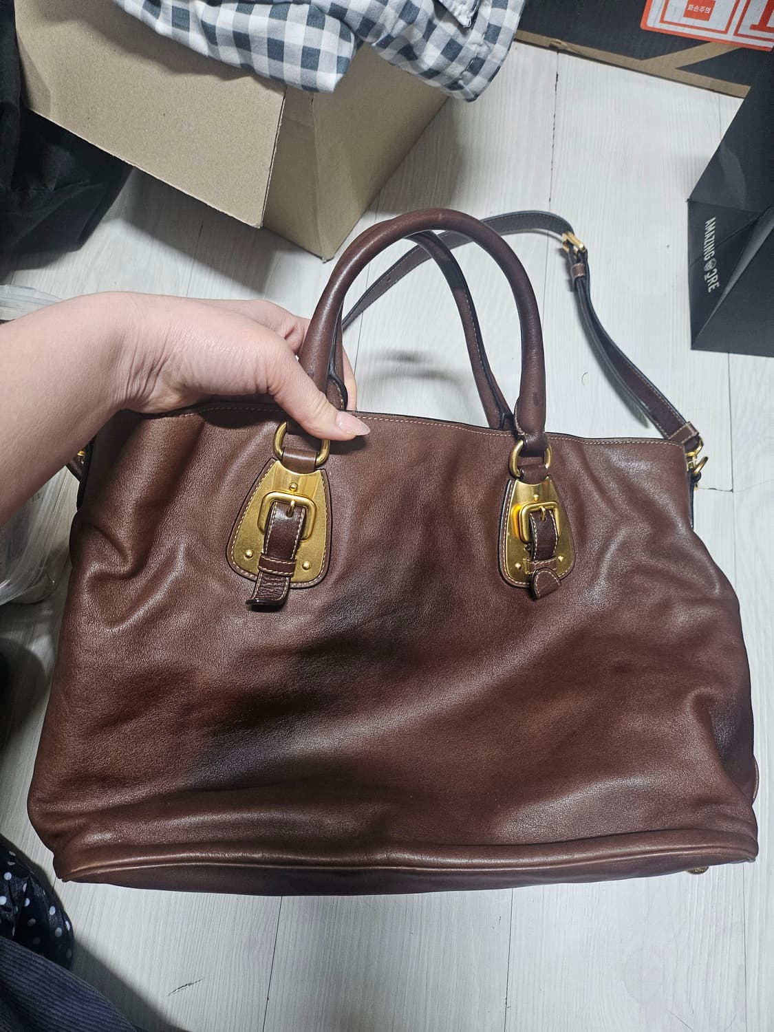 프라다 토트 크로스 상품이미지7