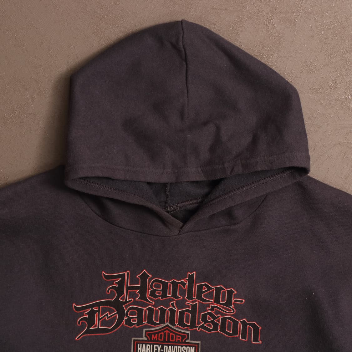 할리데이비슨 크롭 빅로고 후드티 A1384 상품이미지2