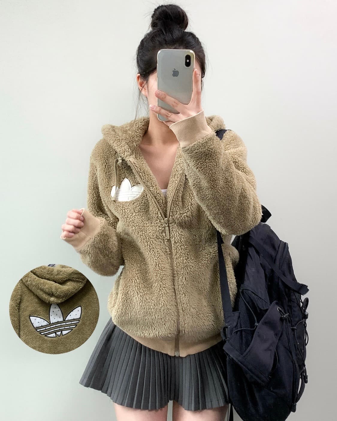아디다스 빅로고 후리스 상품이미지2