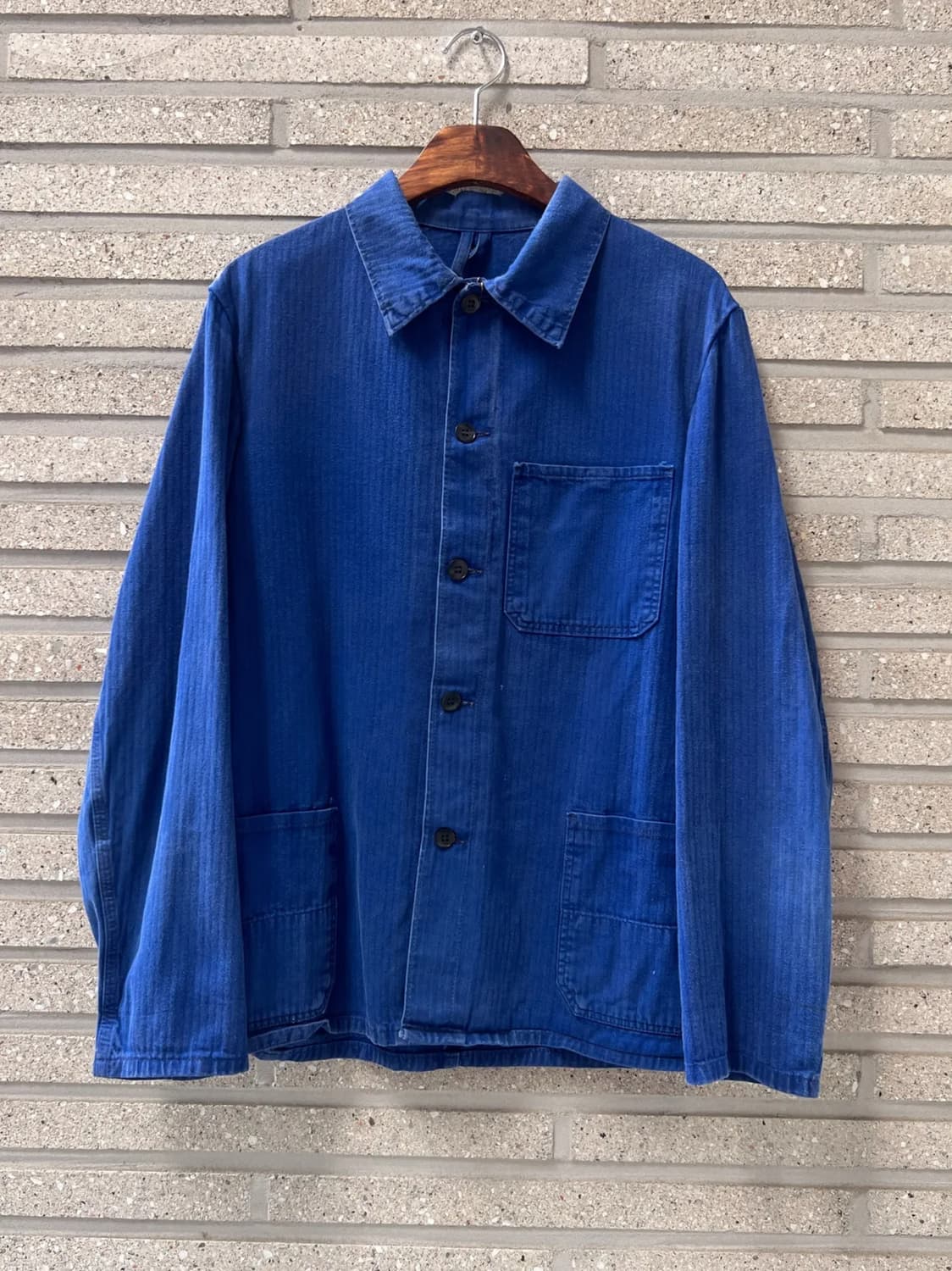 [M]90's 3포켓 HBT 프렌치 워크 자켓 상품이미지1