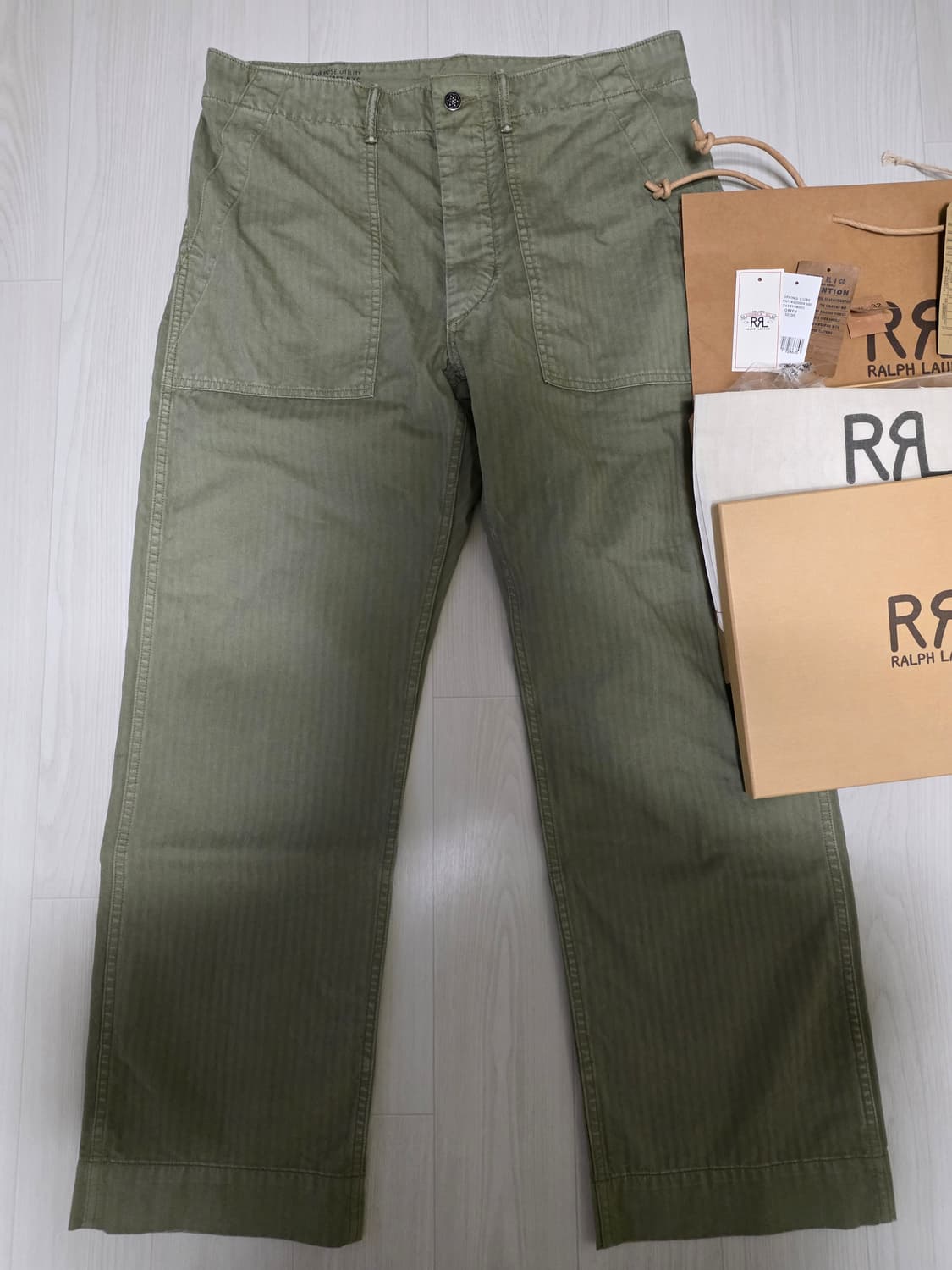 RRL 더블알엘 헤링본 퍼티그 팬츠 32*30 상품이미지1