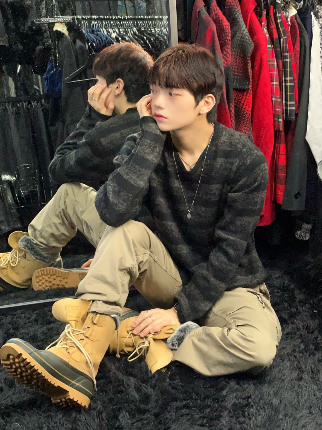 Louis Chavlon Stripe knit 상품이미지7