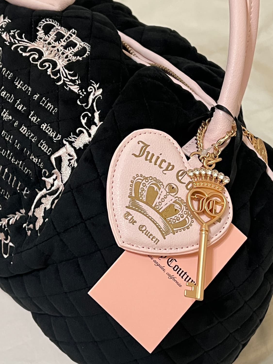 쥬시꾸뛰르 페어리테일 로열백 네이비 가방 juicy couture 상품이미지2
