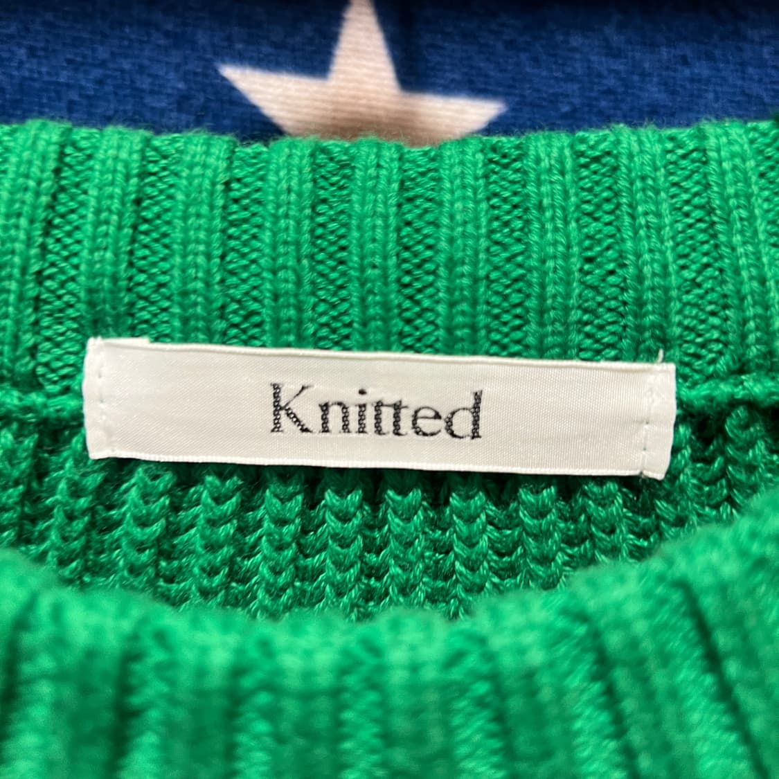 니티드 그린 니트 스웨터 상품이미지3