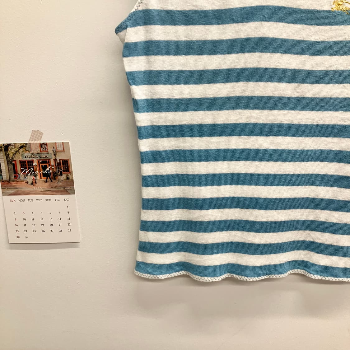 버버리 스트라이프 슬리브리스 상품이미지3