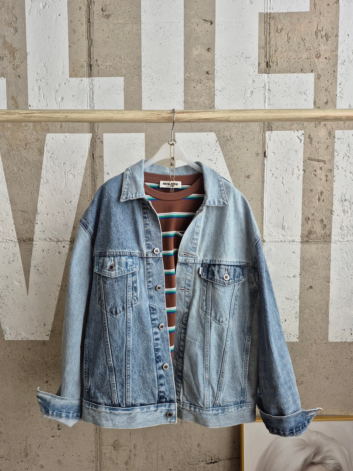 리바이스 실버탭 고급진 투톤 청자켓 상품이미지2