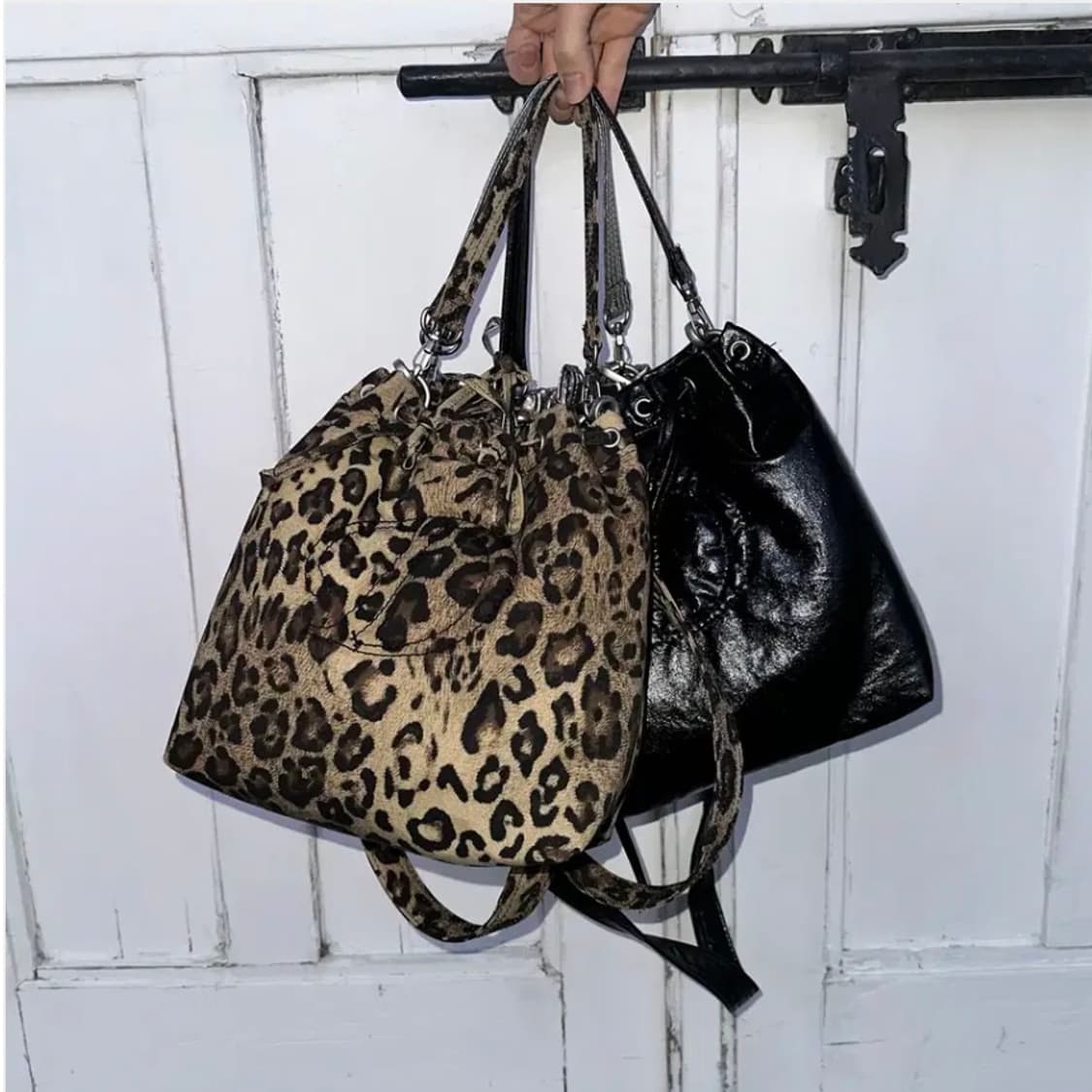 다이닛 레오파드 미니 백 호피 가방 상품이미지1