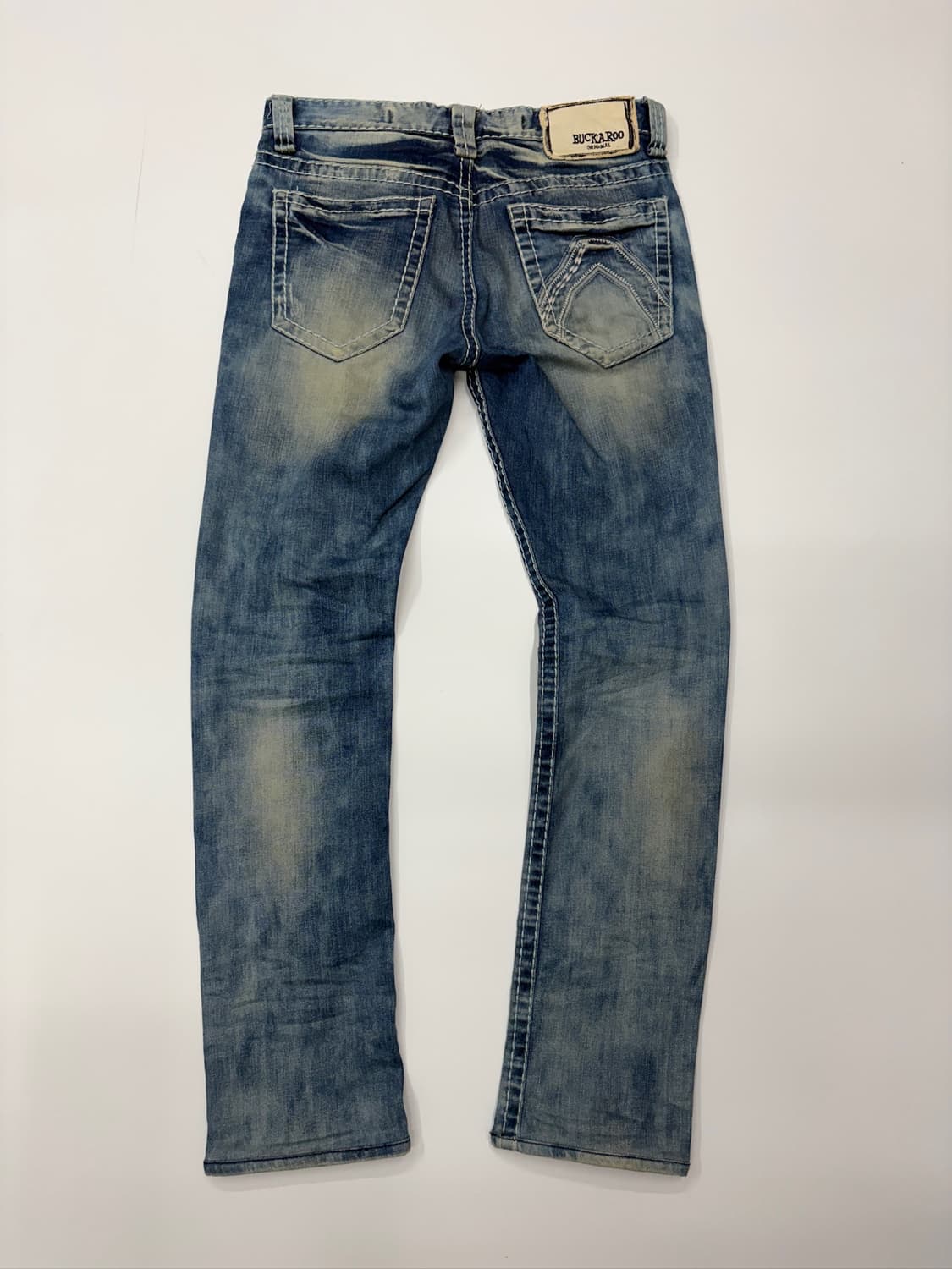 (30) BUCKAROO 버커루 빈티지 워싱 중청 스트레이트 데님 팬츠  상품이미지2