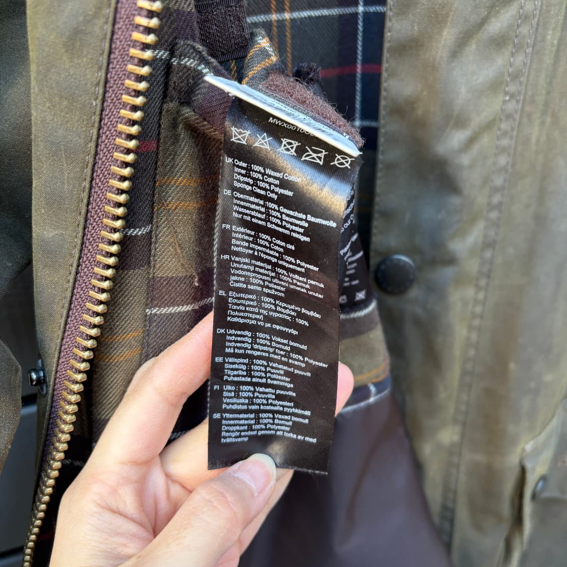 Barbour 바버 비데일 왁스 자켓 상품이미지10