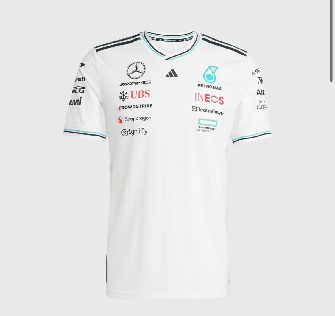 아디다스 메르세데스 어센틱 드라이버 티셔츠(연락 시 실물 사진 보내드려요 상품이미지1