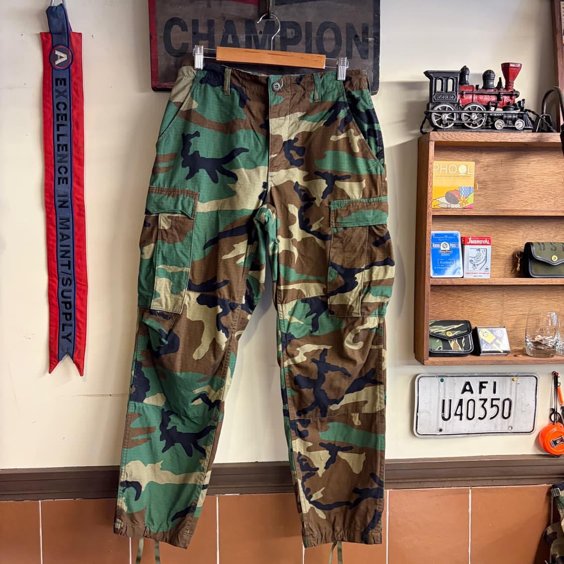 US Woodland BDU Pants S-S Size 260505-7 상품이미지1