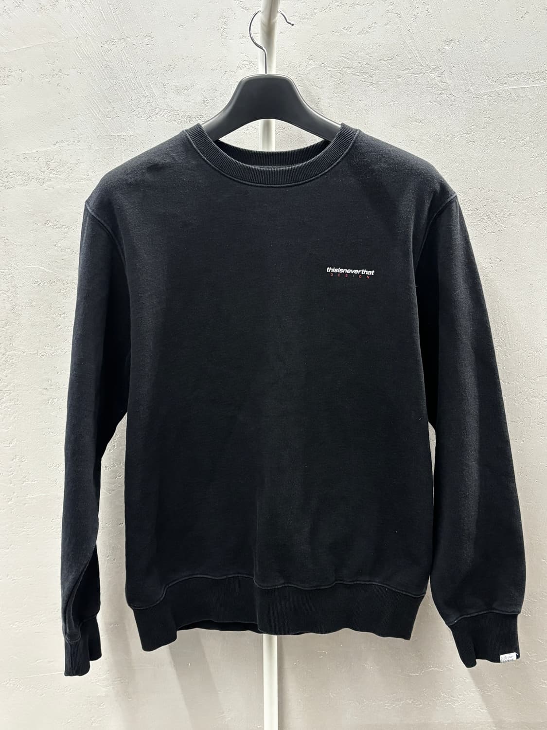 디스이즈네버댓 블랙 맨투맨 티셔츠 M 상품이미지2