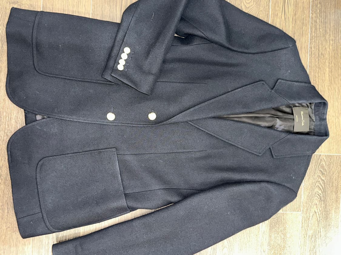 마시모두띠 울 자켓 (딥네이비) 상품이미지5