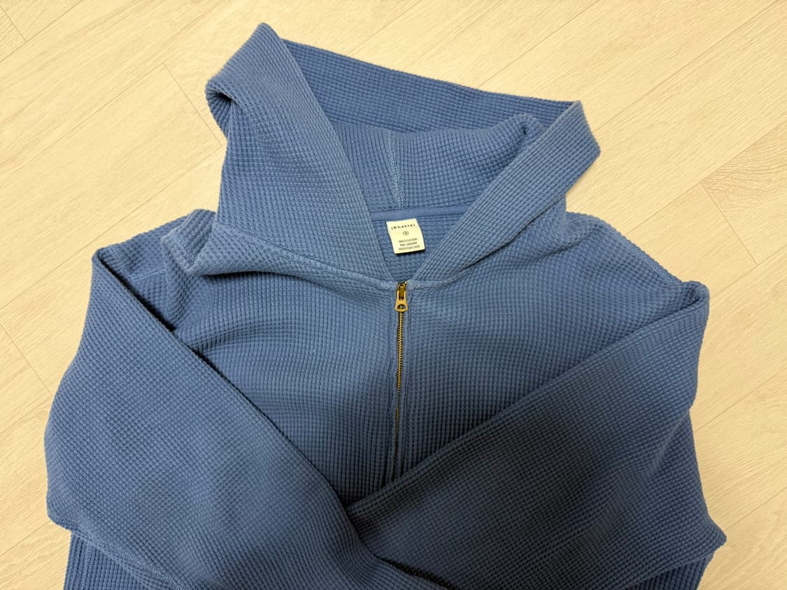 카키스 와플 후드집업 상품이미지2