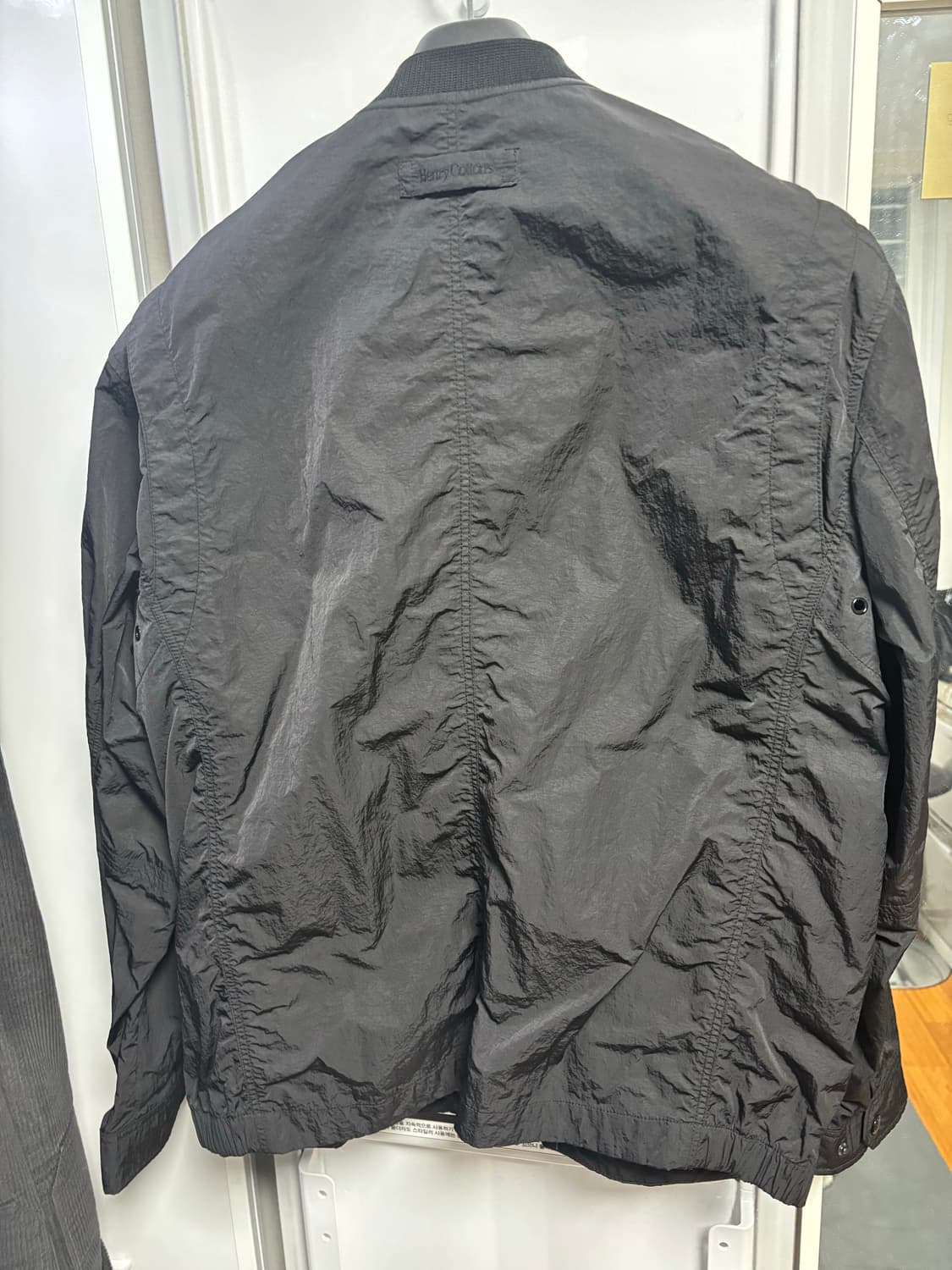 헨리코튼 남성 블랙 봄버 자켓 105 상품이미지2