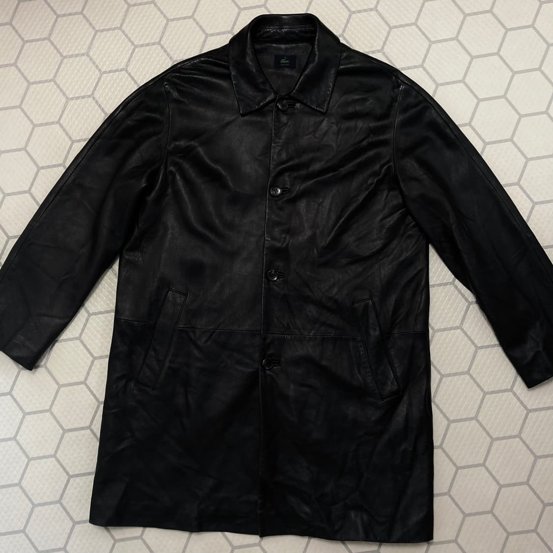 (L) 00s 라코스떼 카코트 동일드방레 🇰🇷 라코스테 양가죽 상품이미지2