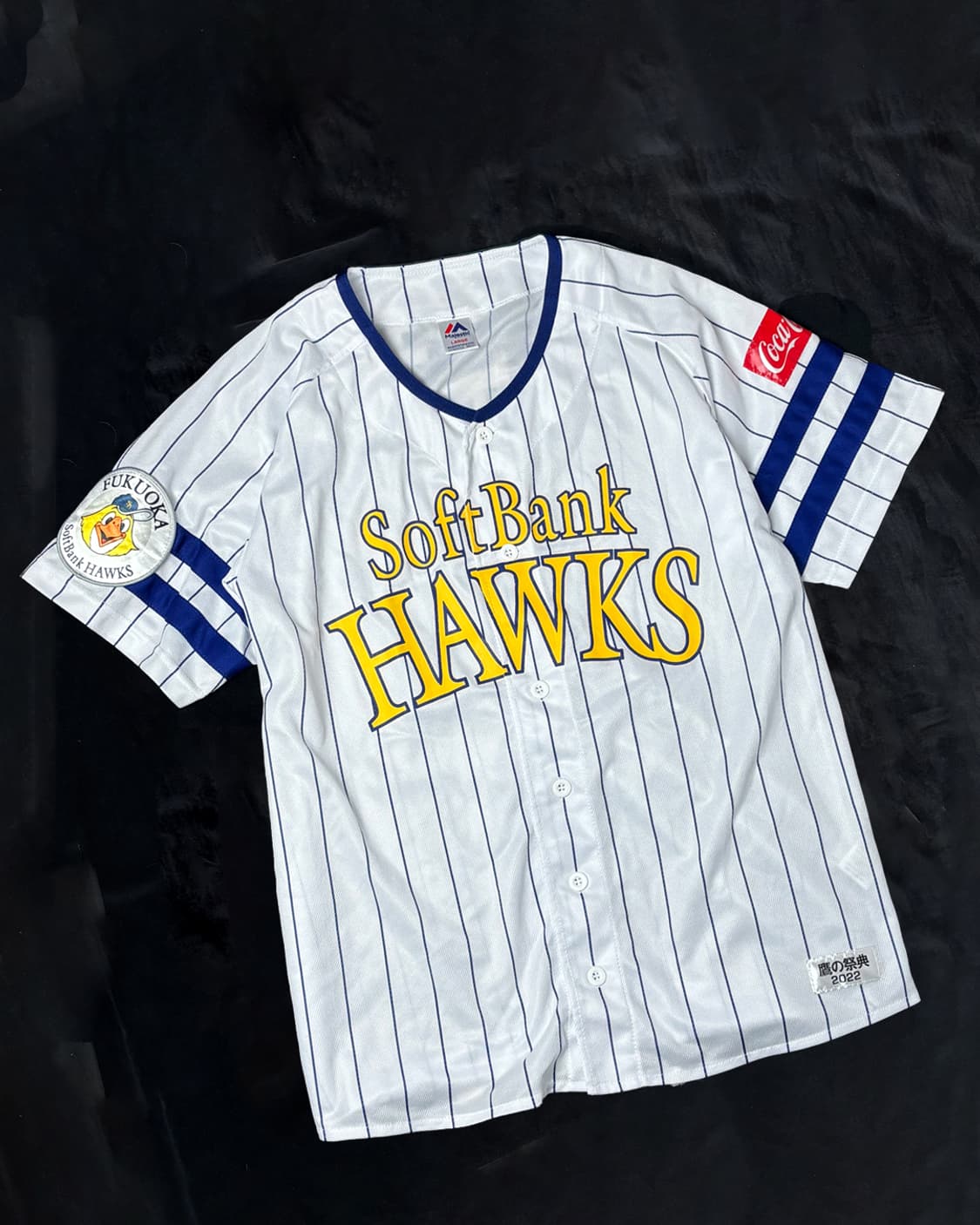 일본빈티지 소프트뱅크 호크스 져지 상품이미지1