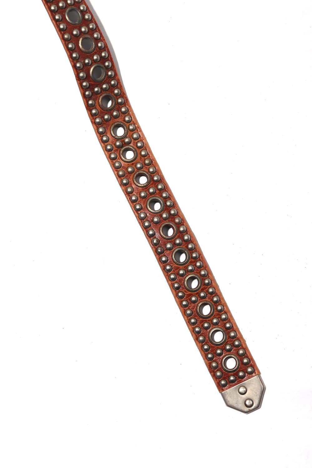 VINTAGE BELT 아일렛 카우 스터드 벨트 size Free 상품이미지5