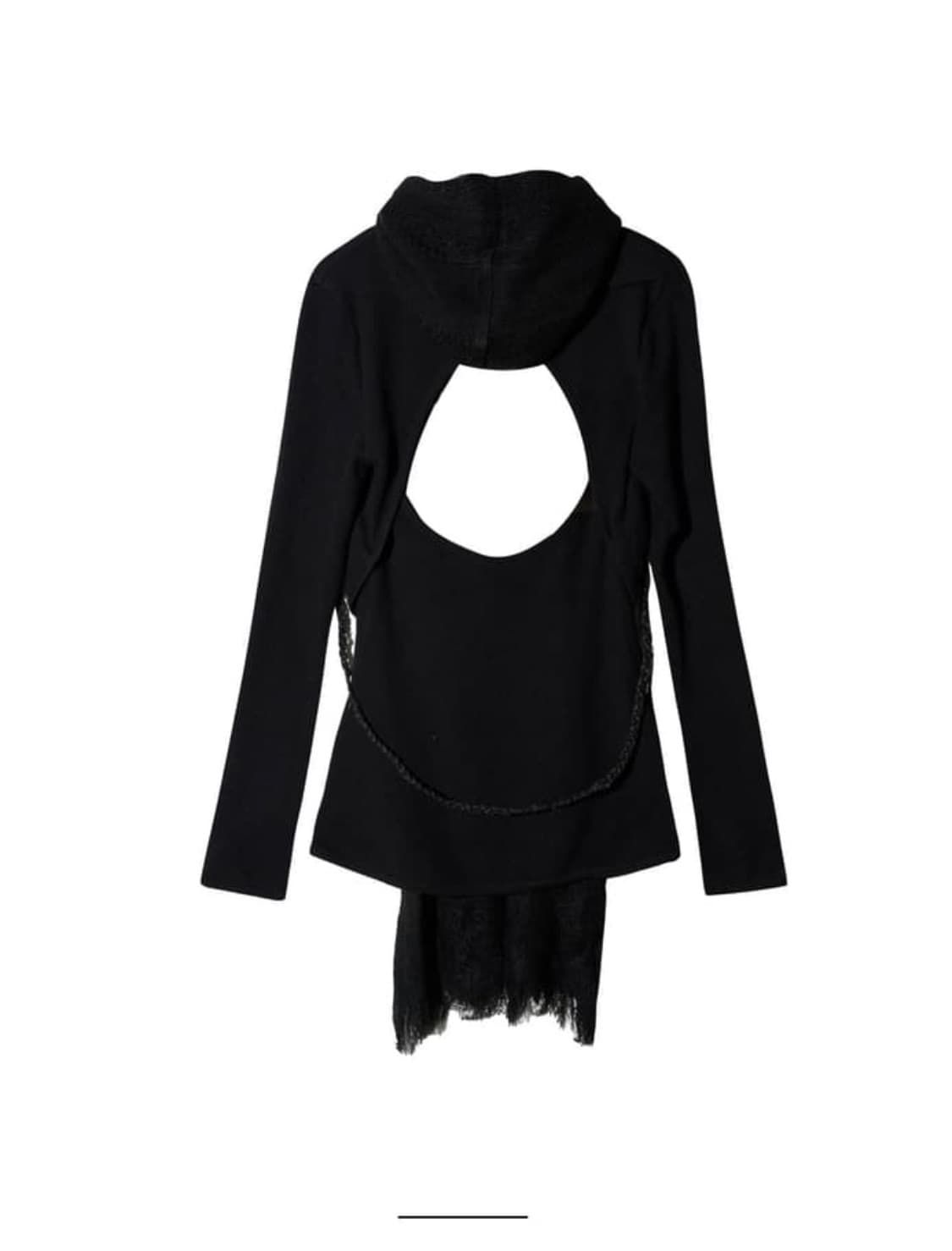 Hyeinseo - Hooded Knit Jacket - 0/1 상품이미지2